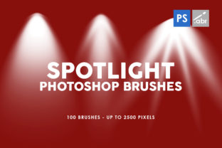 100 Spotlight Photoshop Brushes for Dynamic Design Effects