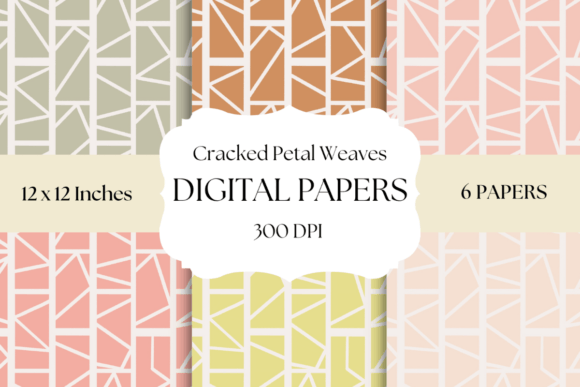 Cracker Petal Weaves Digital Papers: A Designer's Texture Toolkit