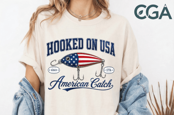 Crafting Patriotic Pride: The Hooked on USA PNG