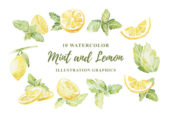Designing with Watercolor Mint and Lemon: A Fresh Visual Toolkit