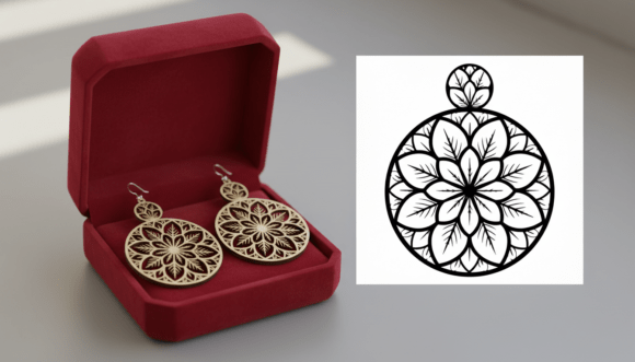 Mandala Floral Earring Design: Creating Statement Jewelry