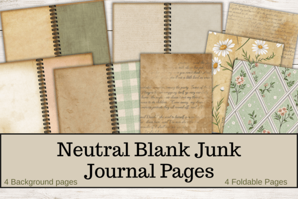 Mastering Your Visual Narrative with Vintage Neutral Blank Journal Pages