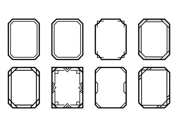 Octagon Frames: 8 Unique Geometric Designs for Precision Cutting