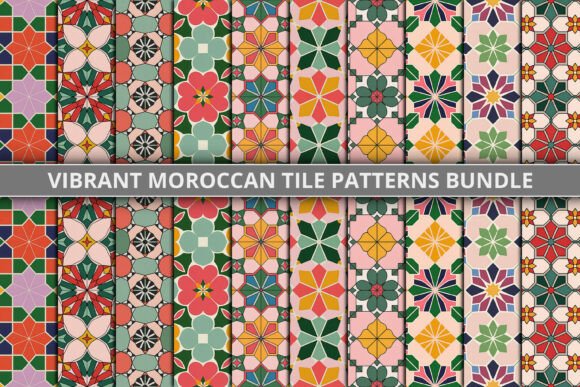 Vibrant Moroccan Tile Pattern Bundle: A Designer's Guide
